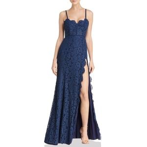 Fame and Partners Kirsten Dress Lace Navy